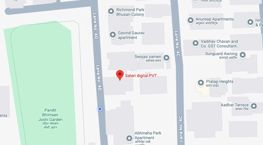 Sateri Digital PVT. Ltd office location in Kothrud, Pune