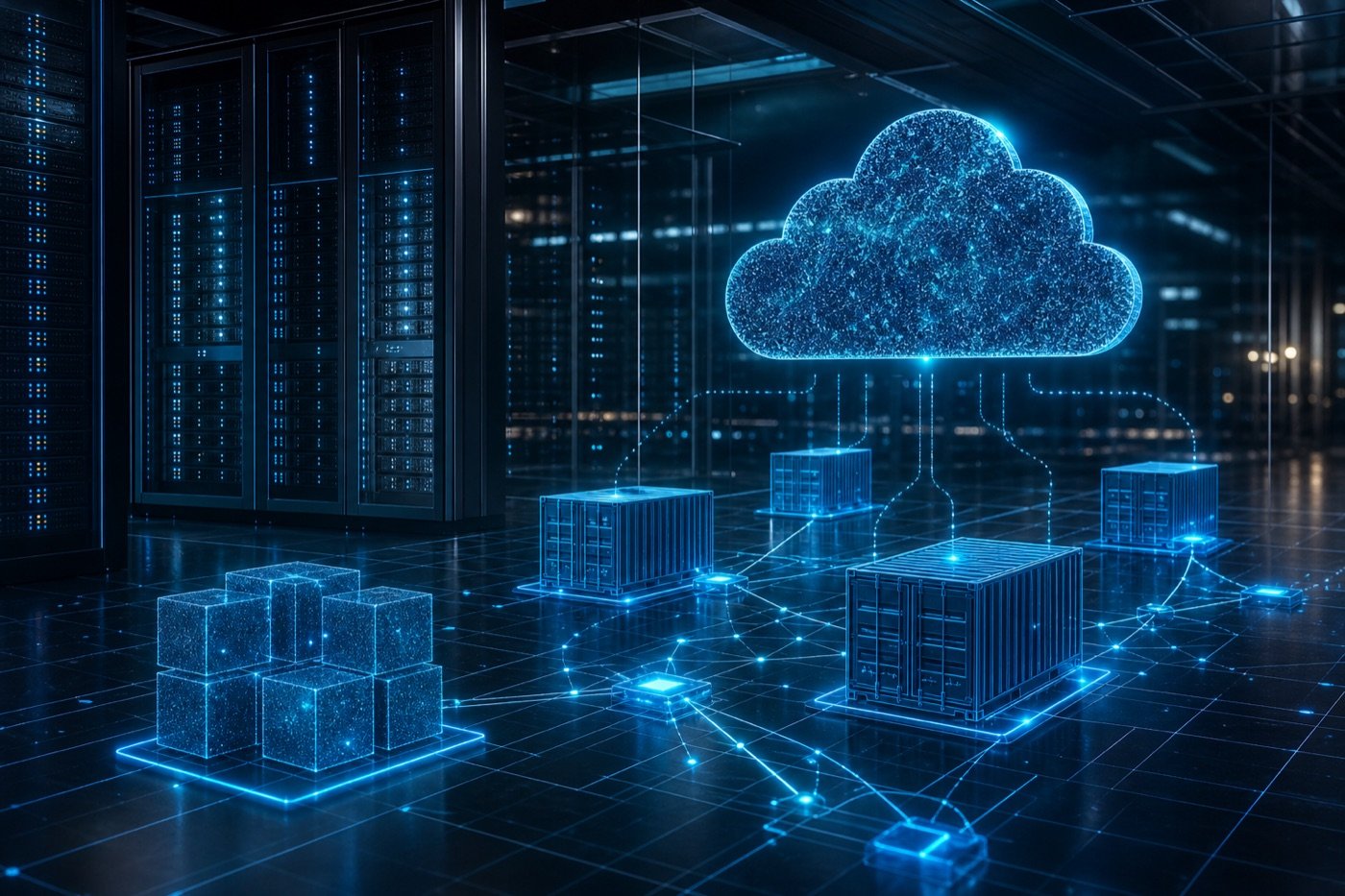 Cloud infrastructure and network architecture visualization