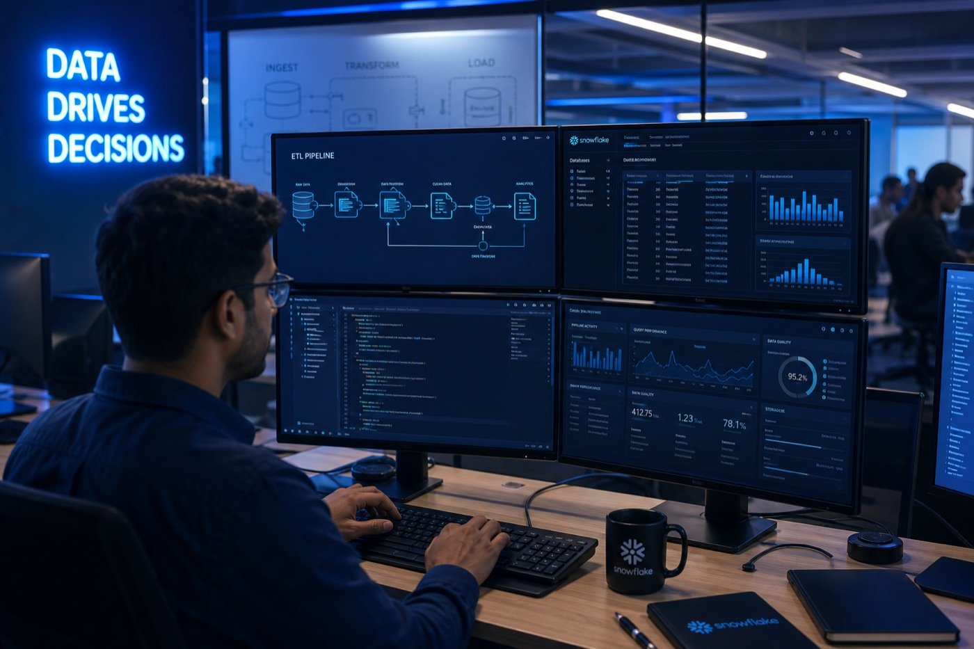Business intelligence and analytics dashboard