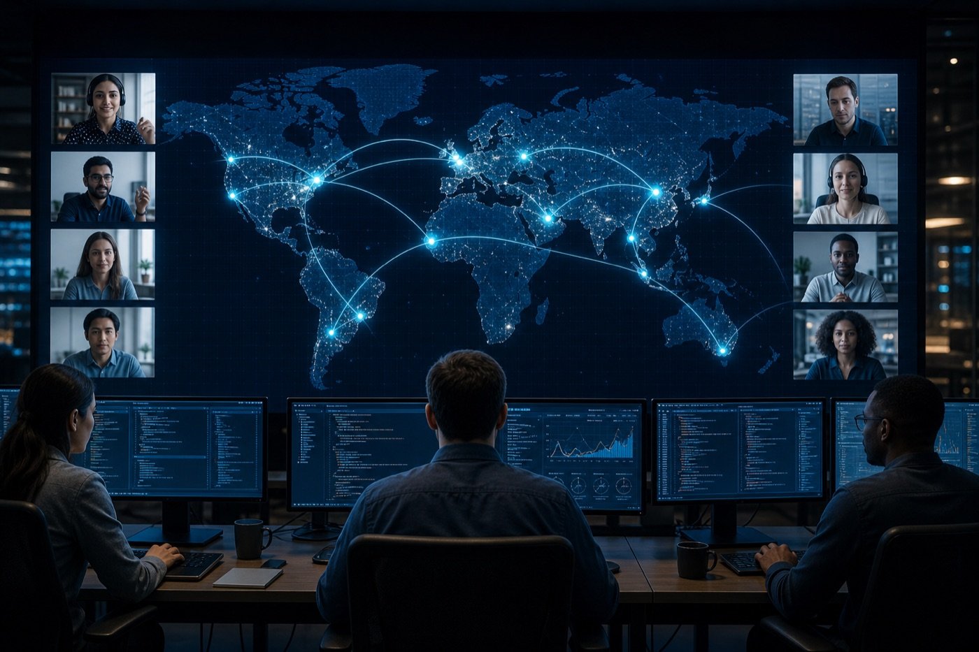 Sateri Digital global team delivering technology solutions